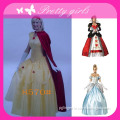 Yellow Princess Fancy Dress with Red Cape
